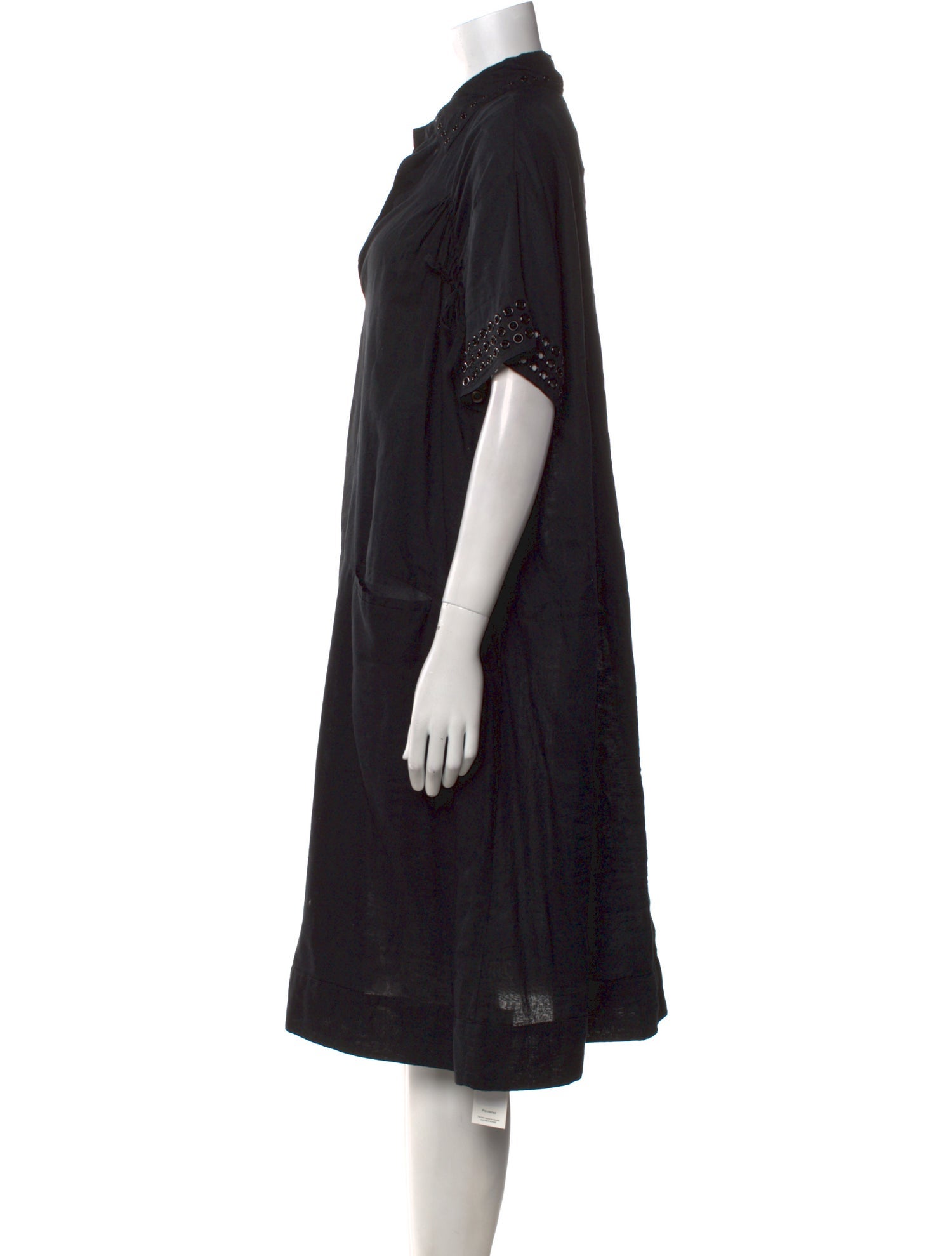 Tomas Maier V-Neck Midi Length Dress