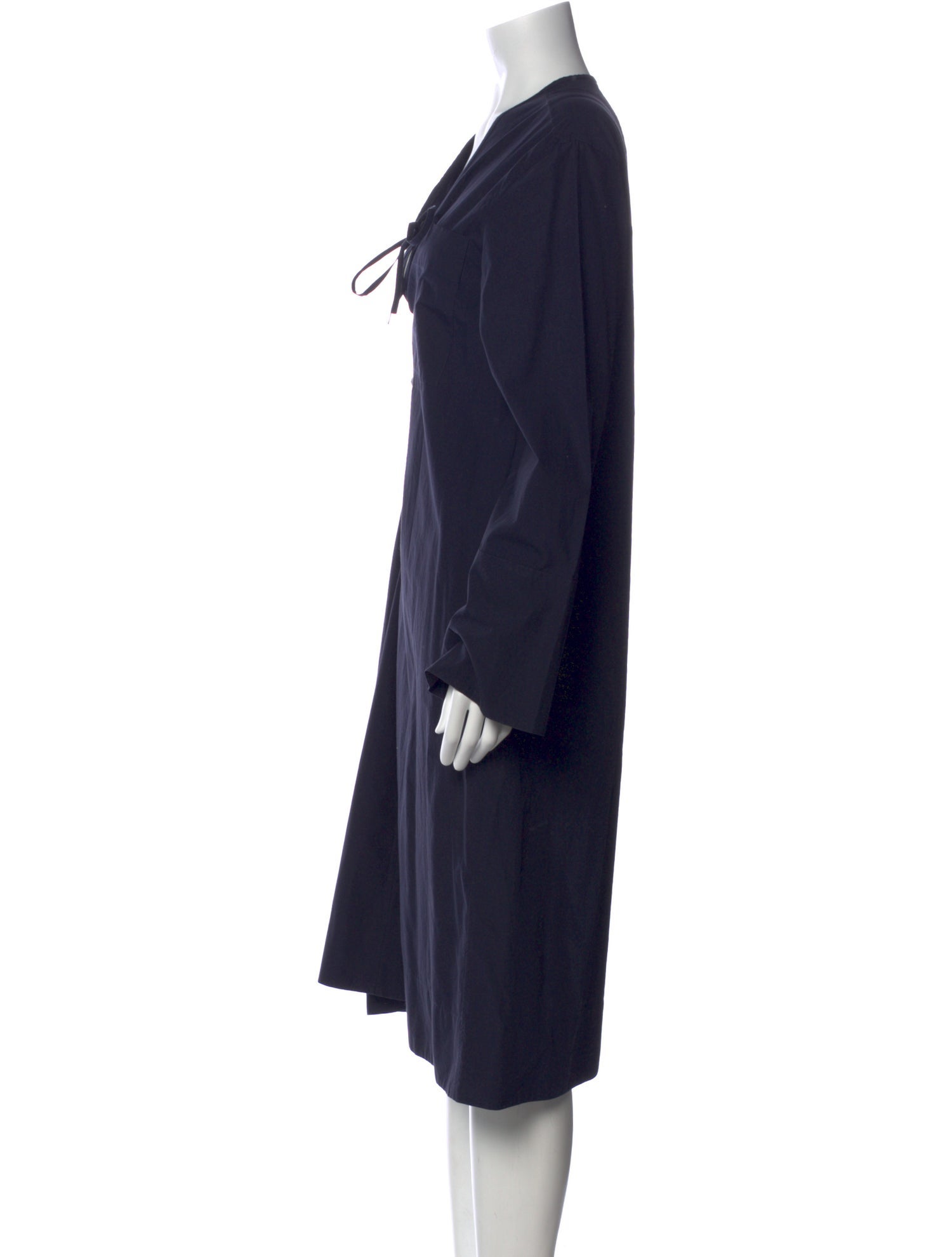 Tomas Maier V-Neck Midi Length Dress