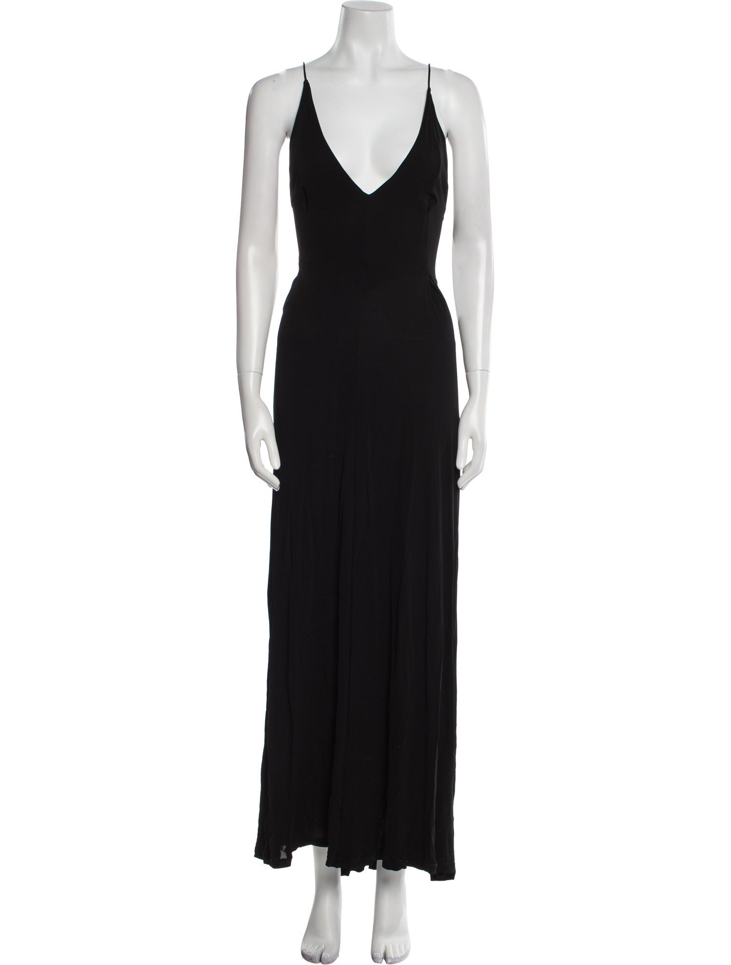 Tomas Maier V-Neck Long Dress
