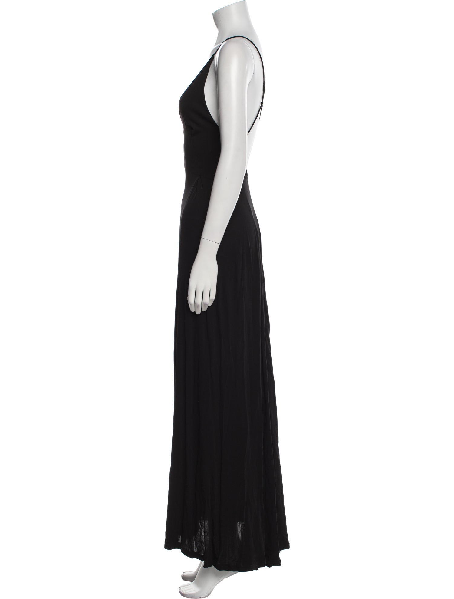 Tomas Maier V-Neck Long Dress