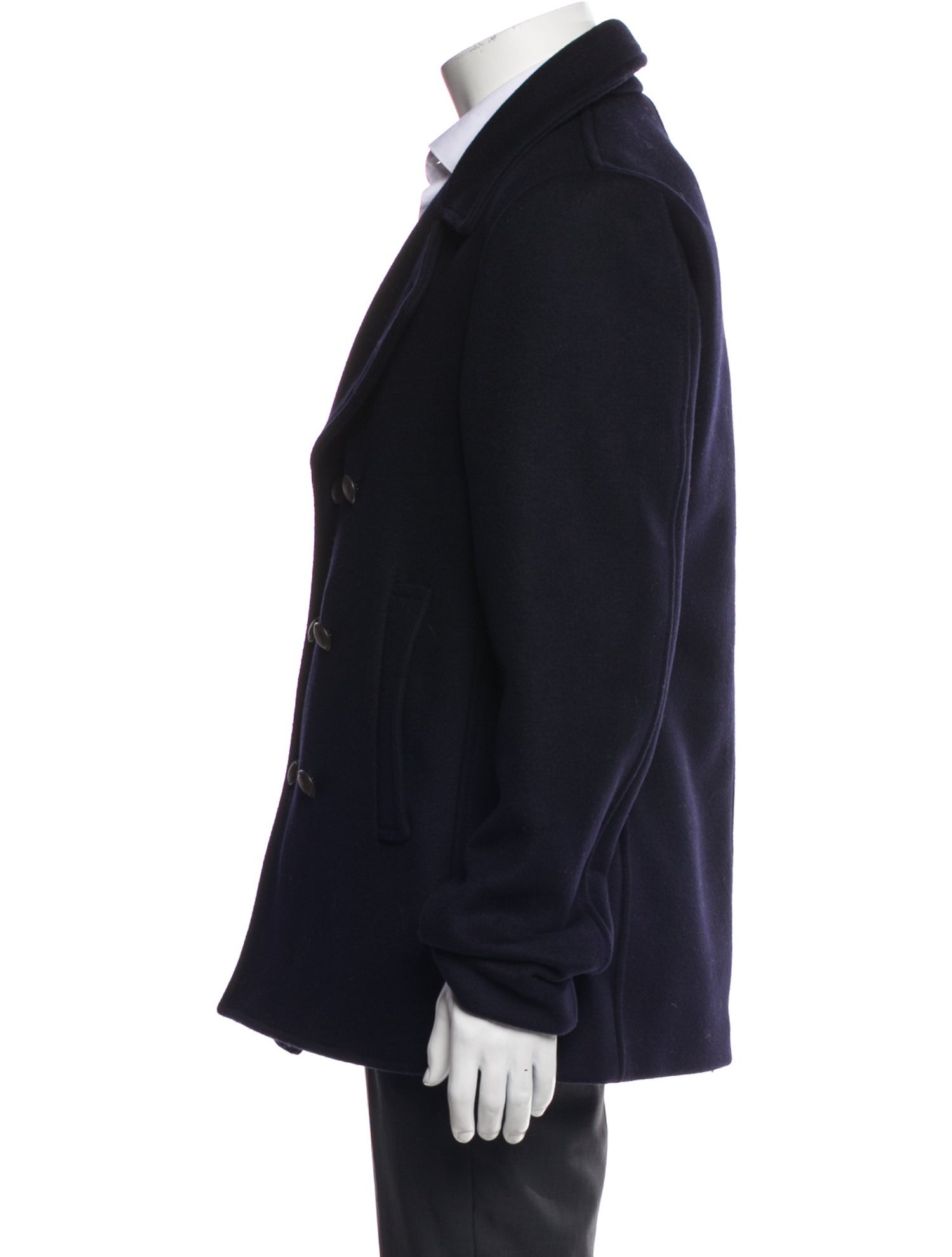 Tomas Maier Wool Peacoat