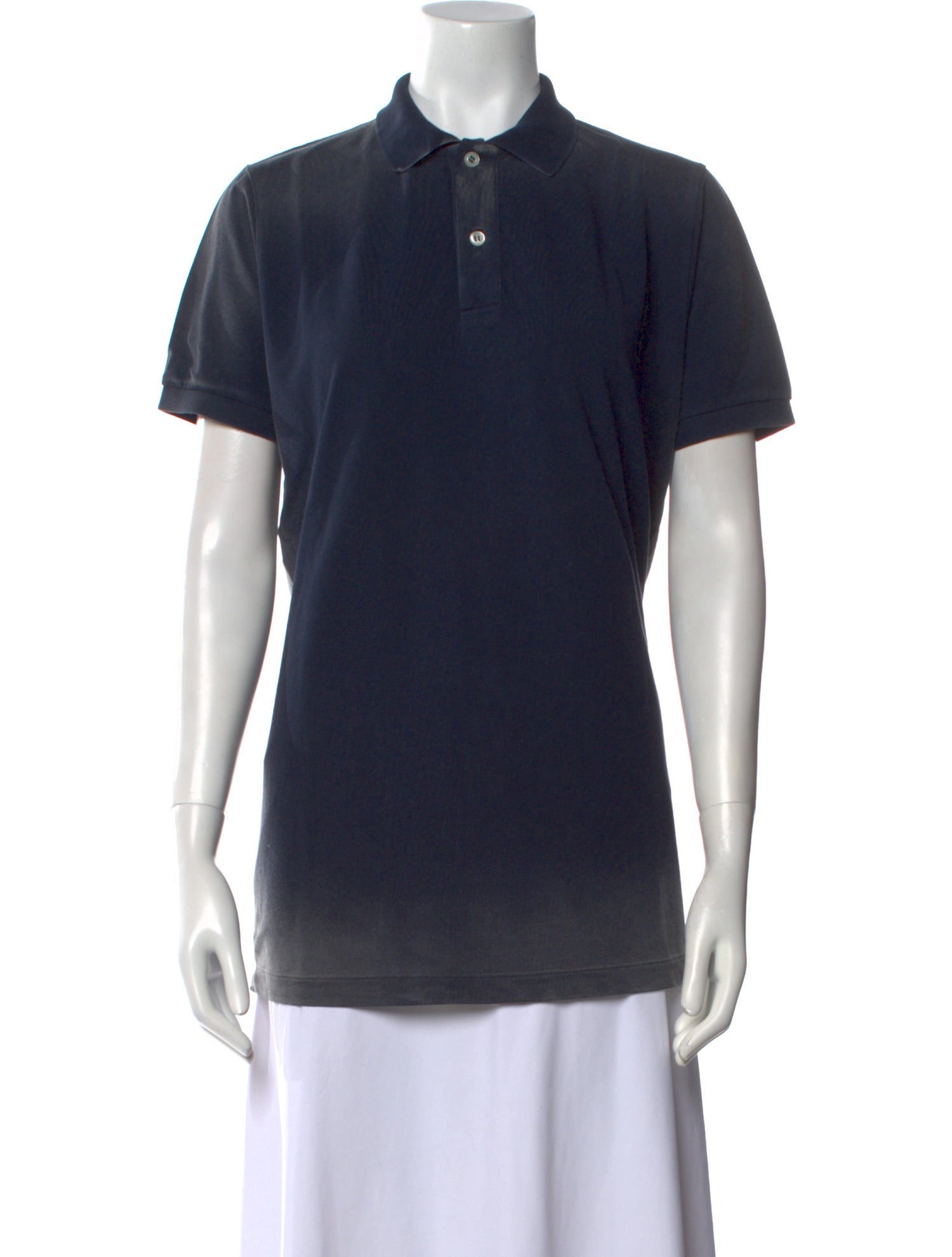 Tomas Maier Mock Neck Short Sleeve Polo