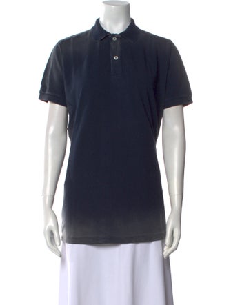 Tomas Maier Mock Neck Short Sleeve Polo