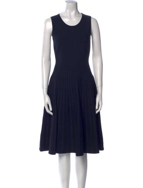 Tomas Maier Scoop Neck Midi Length Dress