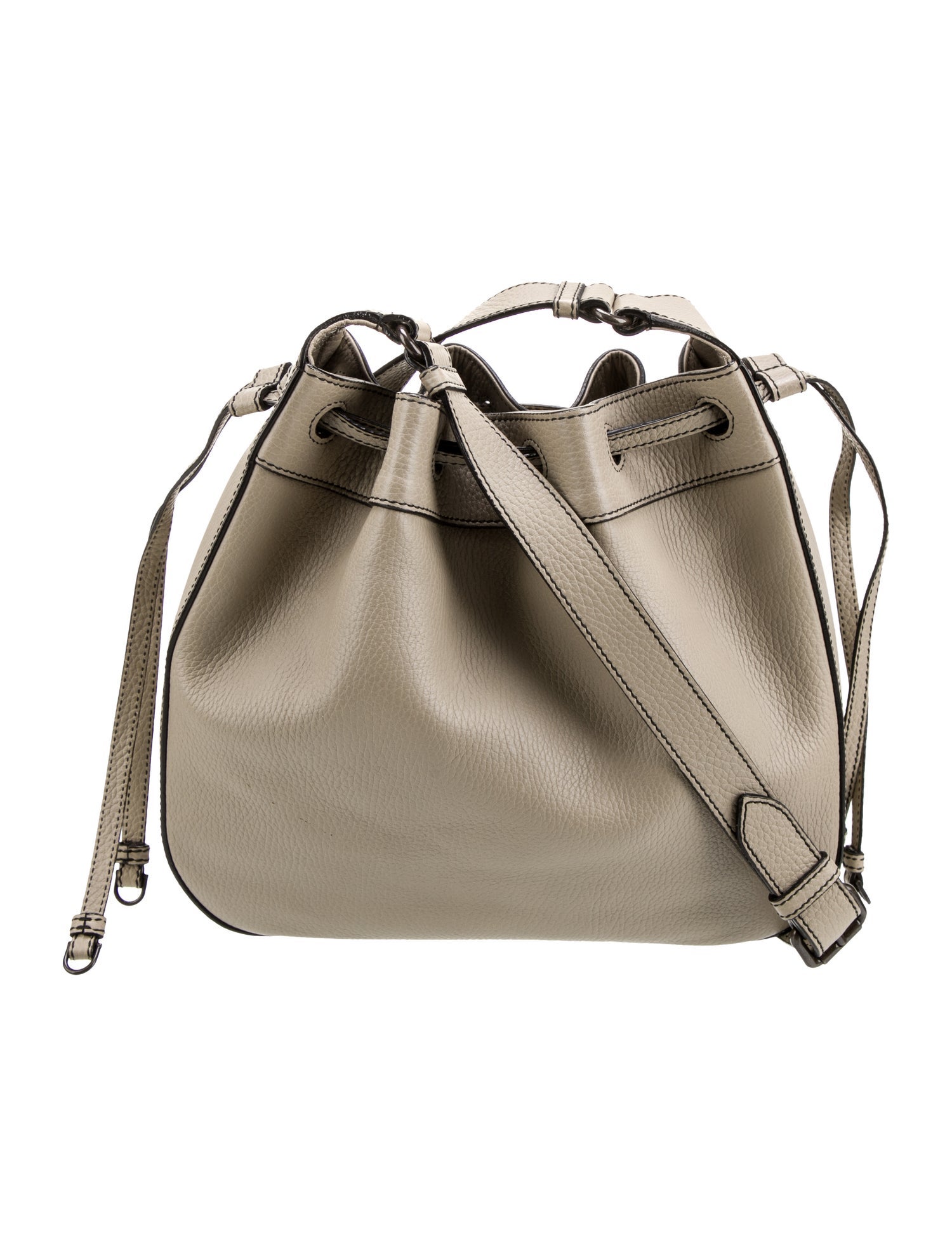 Tomas Maier Leather Bucket Bag