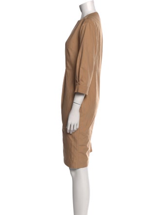 Tomas Maier Crew Neck Knee-Length Dress