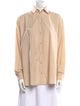 Tomas Maier Long Sleeve Button-Up Top