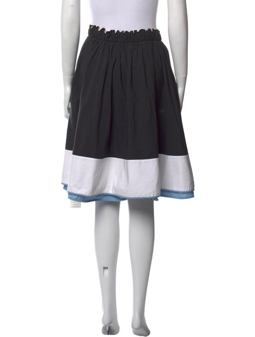 Tomas Maier Colorblock Pattern Knee-Length Skirt