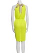 Tomas Maier Mock Neck Knee-Length Dress