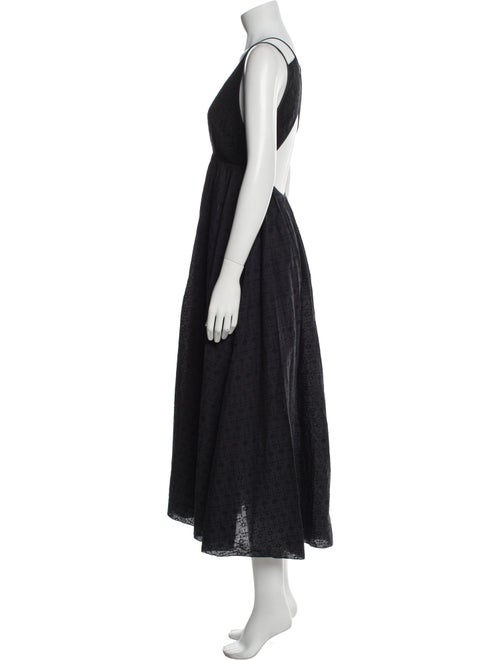Tomas Maier V-Neck Long Dress