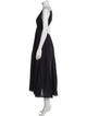 Tomas Maier V-Neck Long Dress
