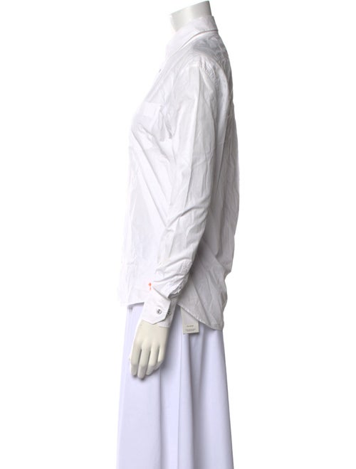 Tomas Maier Long Sleeve Button-Up Top