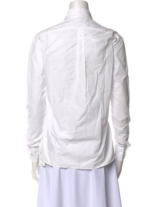 Tomas Maier Long Sleeve Button-Up Top