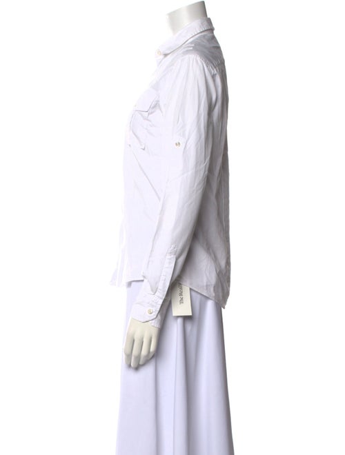 Tomas Maier Long Sleeve Button-Up Top