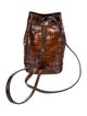 Tomas Maier Embossed Leather Backpack