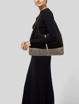 Tomas Maier Suede Shoulder Bag