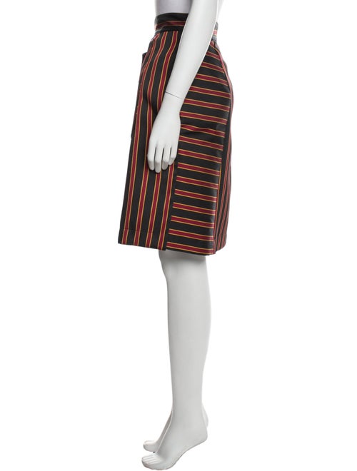 Tomas Maier Striped Knee-Length Skirt