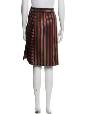 Tomas Maier Striped Knee-Length Skirt