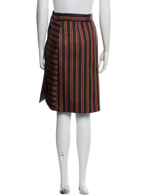 Tomas Maier Striped Knee-Length Skirt