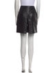 Tomas Maier Leather Knee-Length Shorts