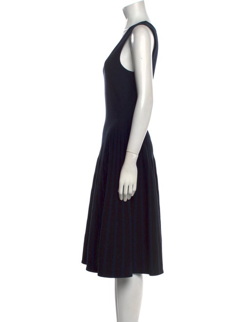 Tomas Maier Scoop Neck Midi Length Dress