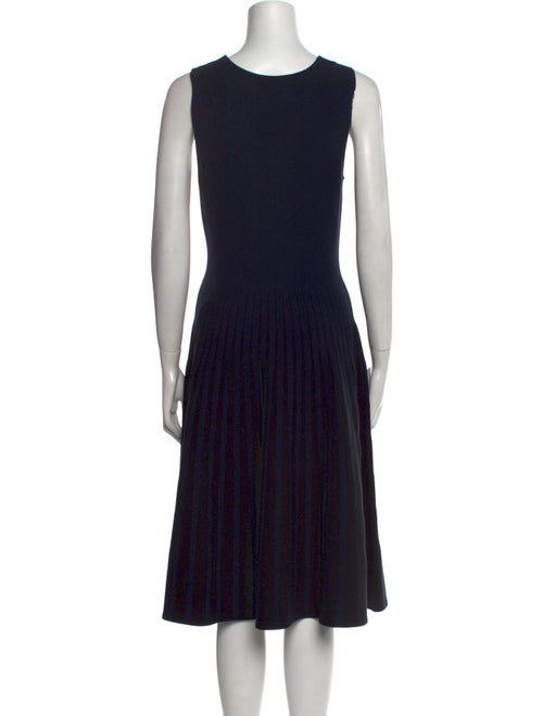 Tomas Maier Scoop Neck Midi Length Dress
