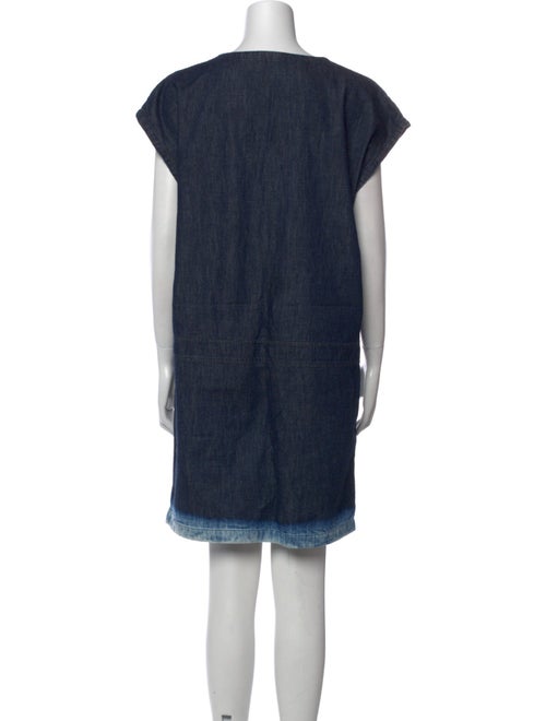 Tomas Maier V-Neck Mini Dress