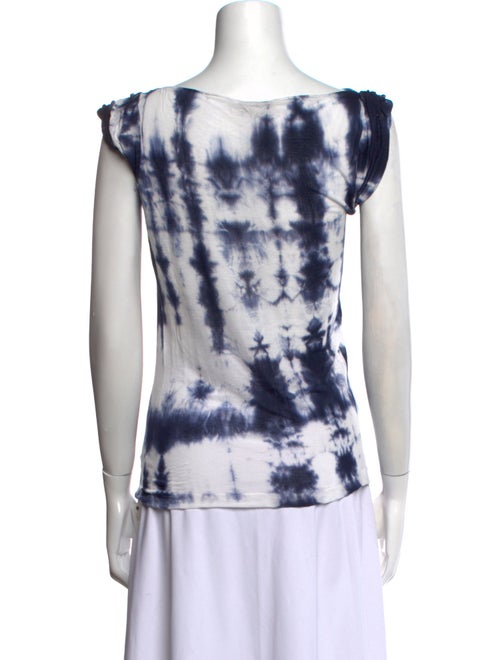 Tomas Maier Tie-Dye Print Bateau Neckline T-Shirt