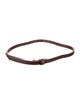 Tomas Maier Skinny Leather Waist Belt
