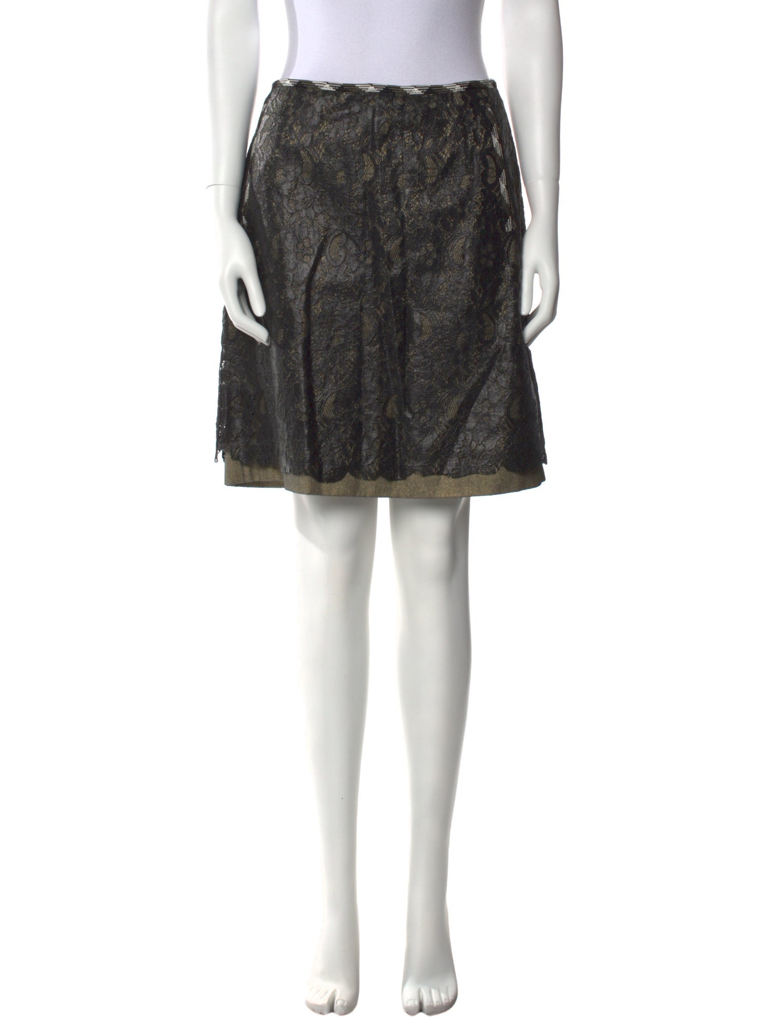 Tomas Maier Patterned Mini Skirt