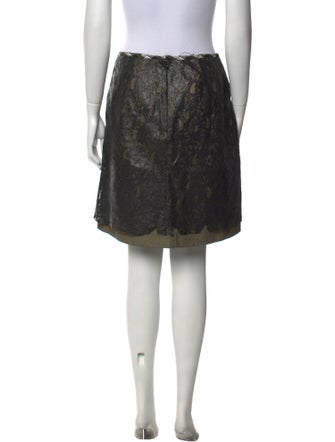 Tomas Maier Patterned Mini Skirt