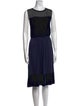 Tomas Maier Velvet Knee-Length Dress