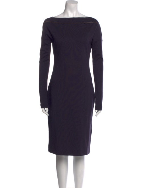 Tomas Maier Bateau Neckline Knee-Length Dress