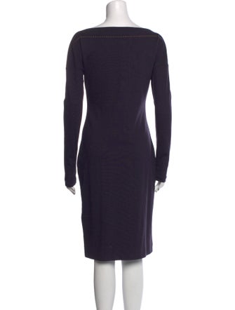 Tomas Maier Bateau Neckline Knee-Length Dress