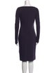 Tomas Maier Bateau Neckline Knee-Length Dress