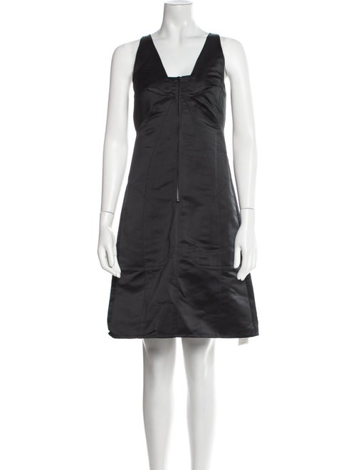 Tomas Maier Square Neckline Knee-Length Dress