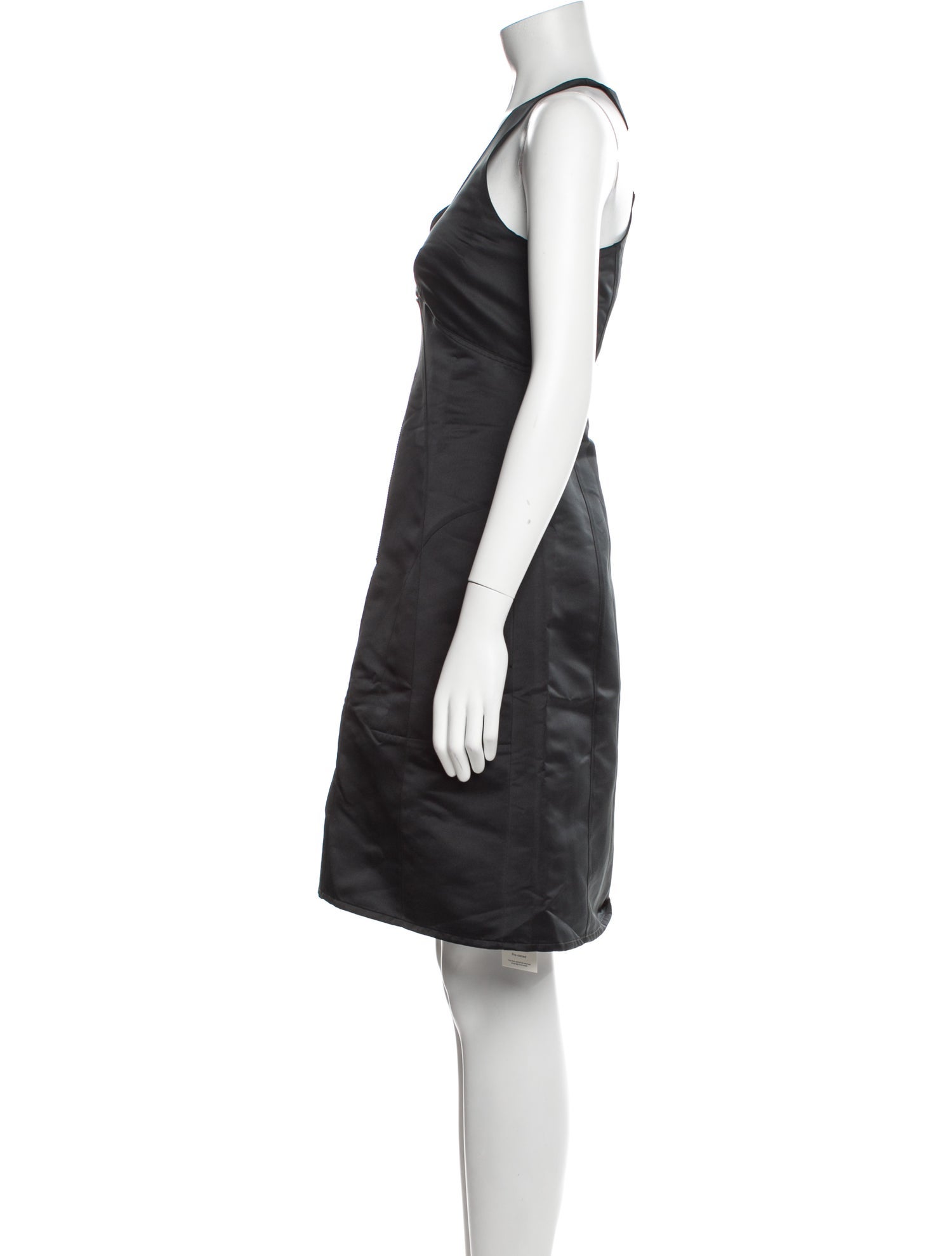Tomas Maier Square Neckline Knee-Length Dress