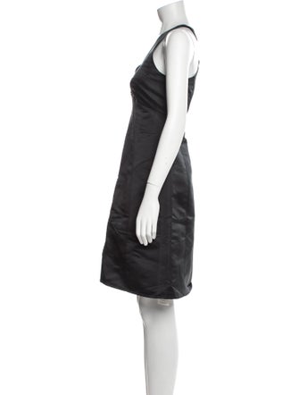 Tomas Maier Square Neckline Knee-Length Dress