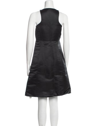 Tomas Maier Square Neckline Knee-Length Dress