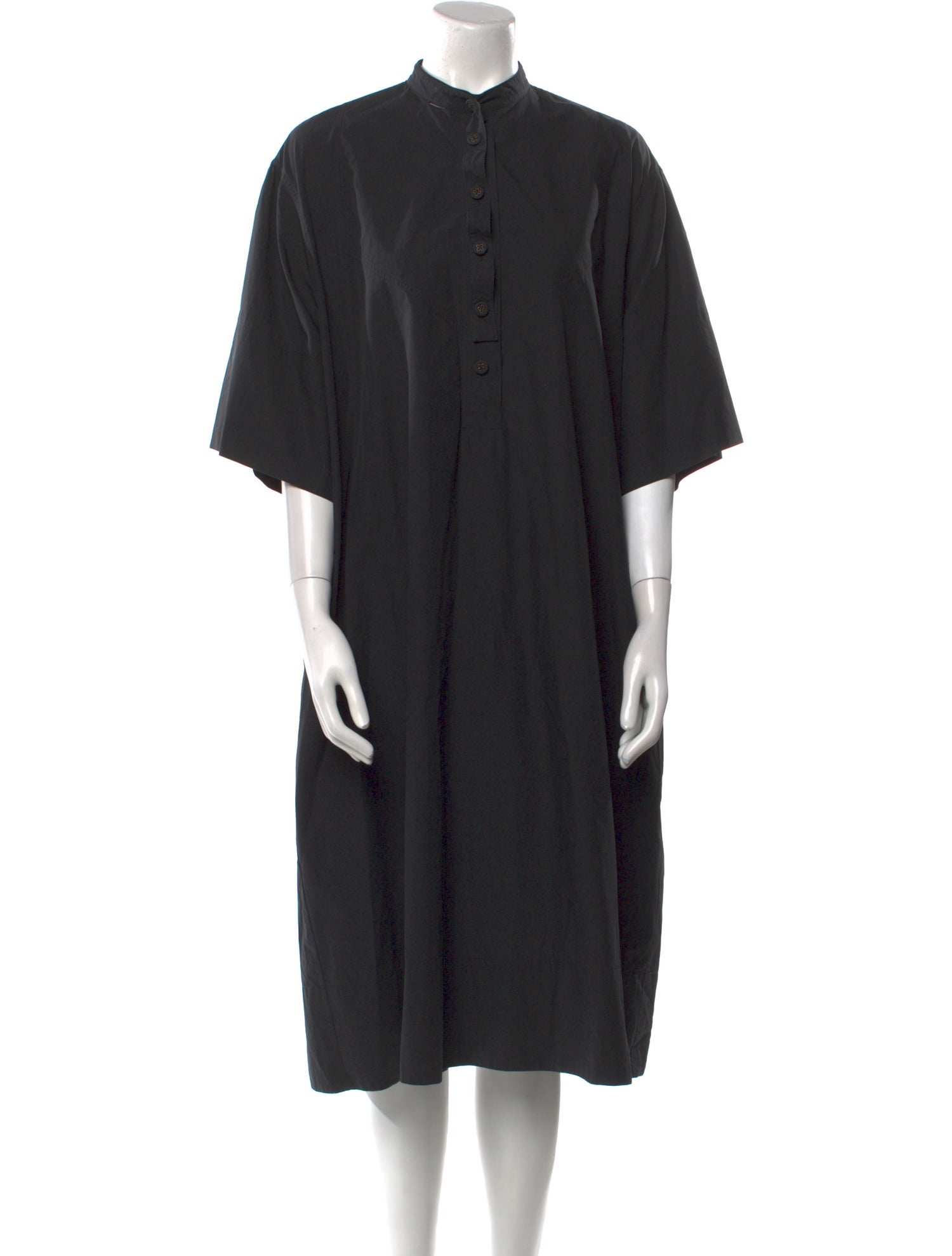 Tomas Maier Mock Neck Knee-Length Dress