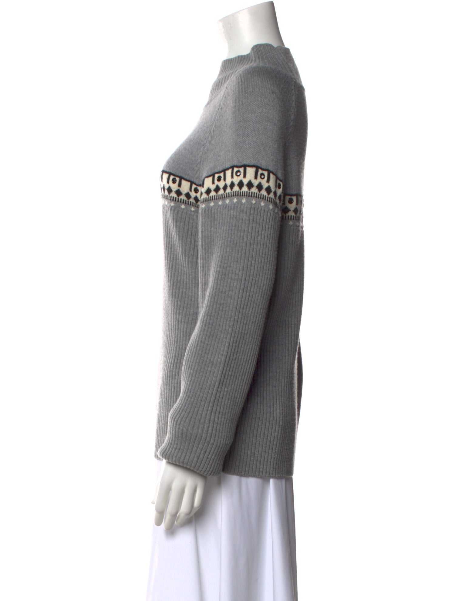 Tomas Maier Wool Striped Sweater