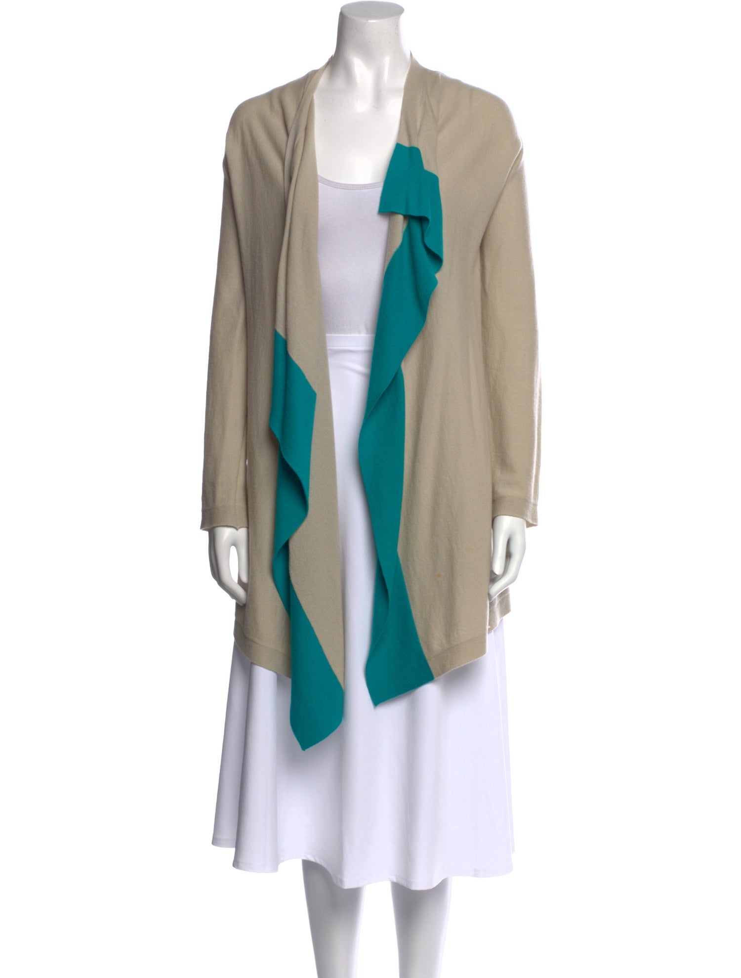 Tomas Maier Cashmere Colorblock Pattern Sweater