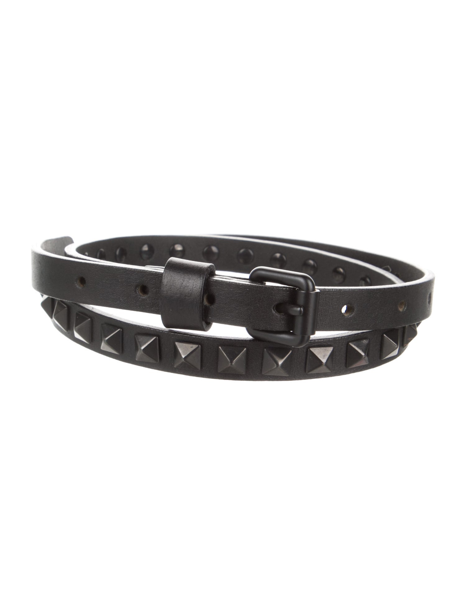 Tomas Maier Skinny Leather Belt