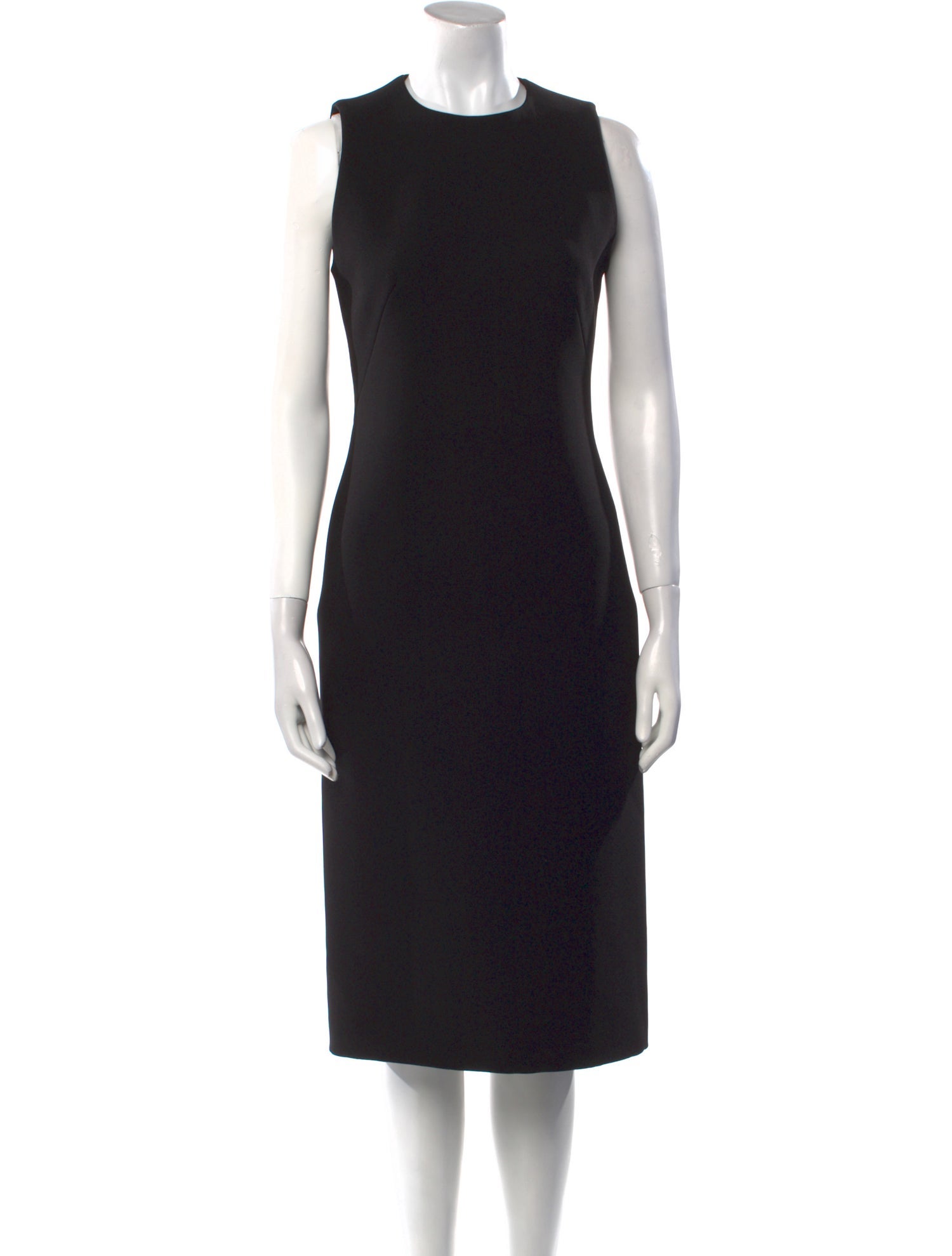 Tomas Maier Crew Neck Midi Length Dress