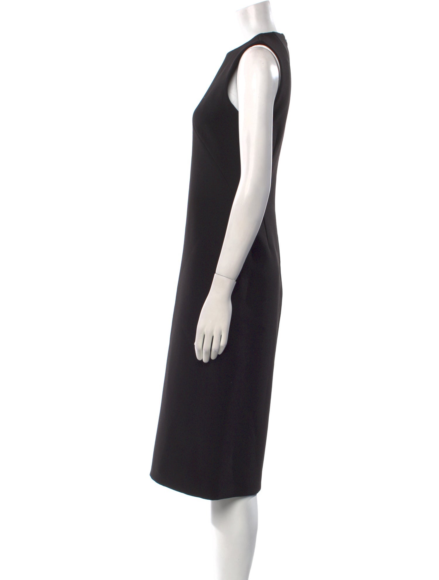 Tomas Maier Crew Neck Midi Length Dress
