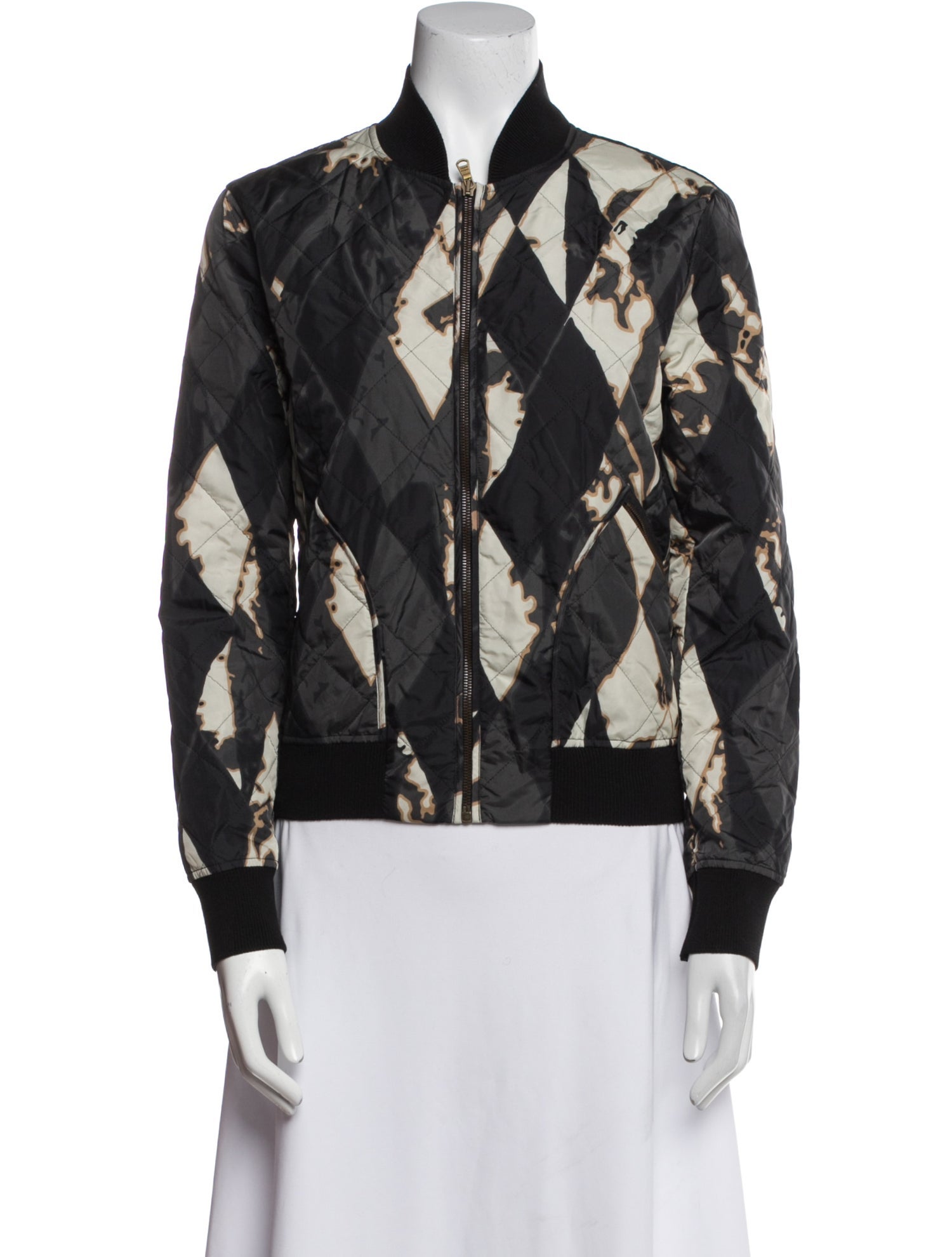 Tomas Maier Nylon Printed Bomber Jacket