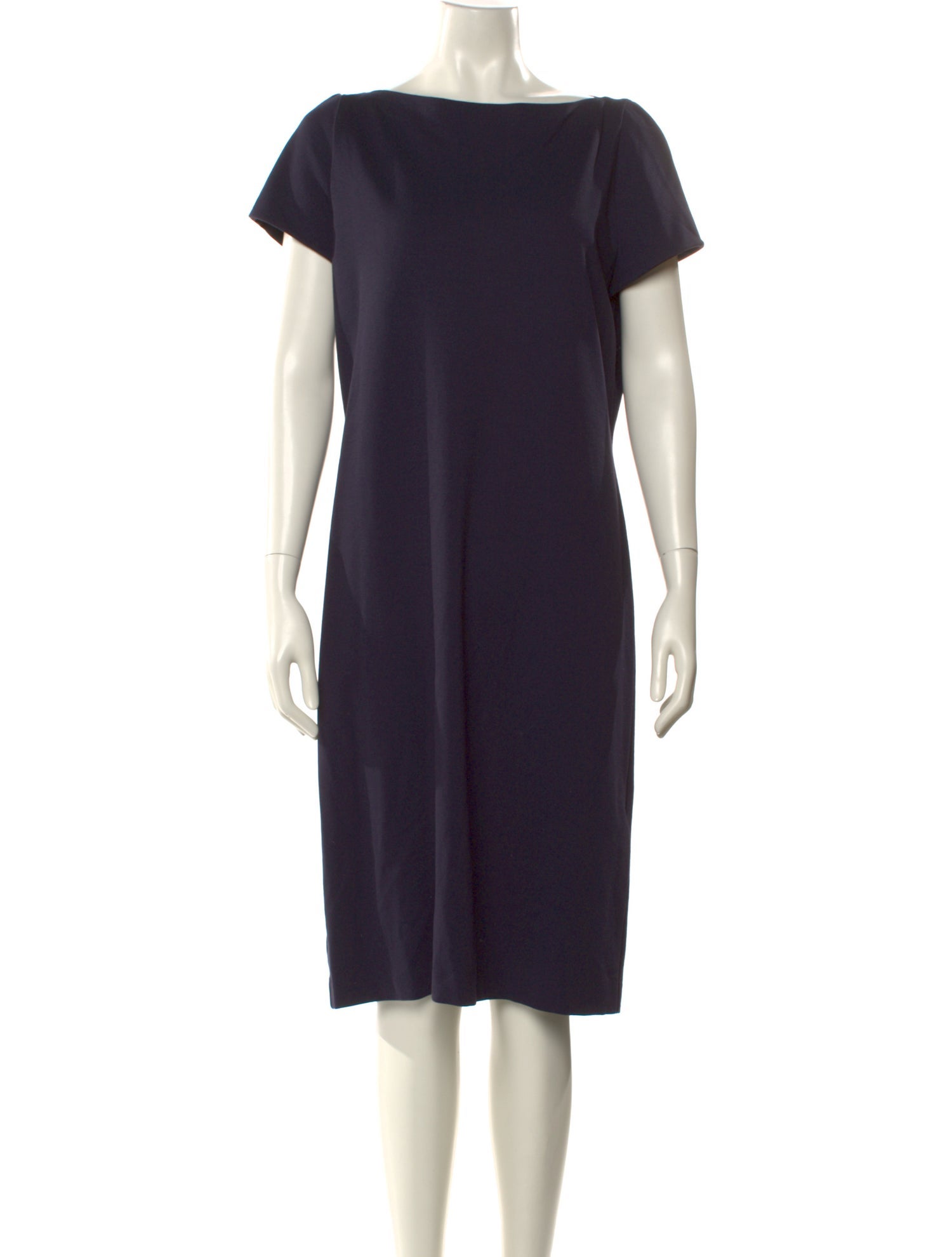 Tomas Maier Bateau Neckline Knee-Length Dress