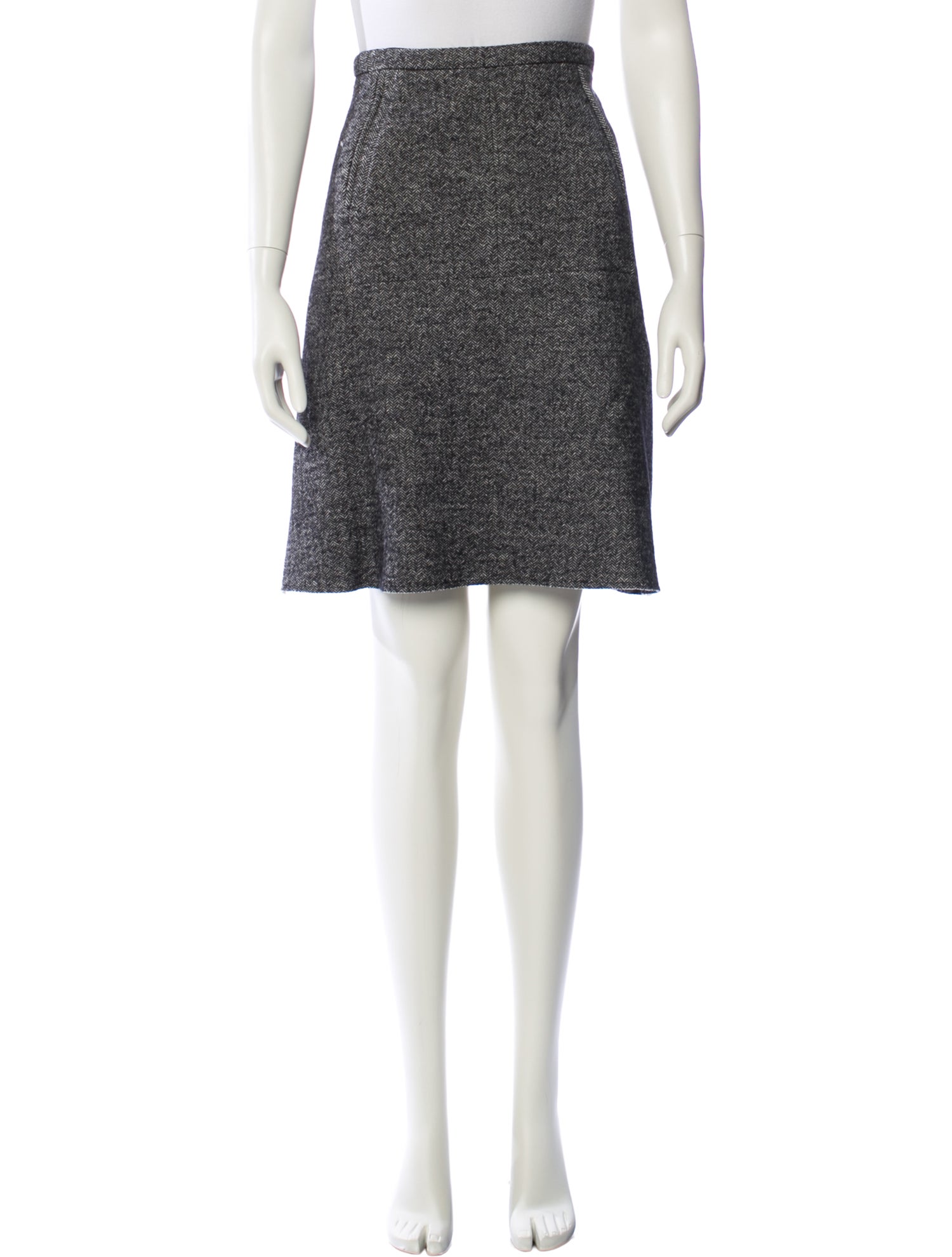 Tomas Maier Tweed Pattern Knee-Length Skirt