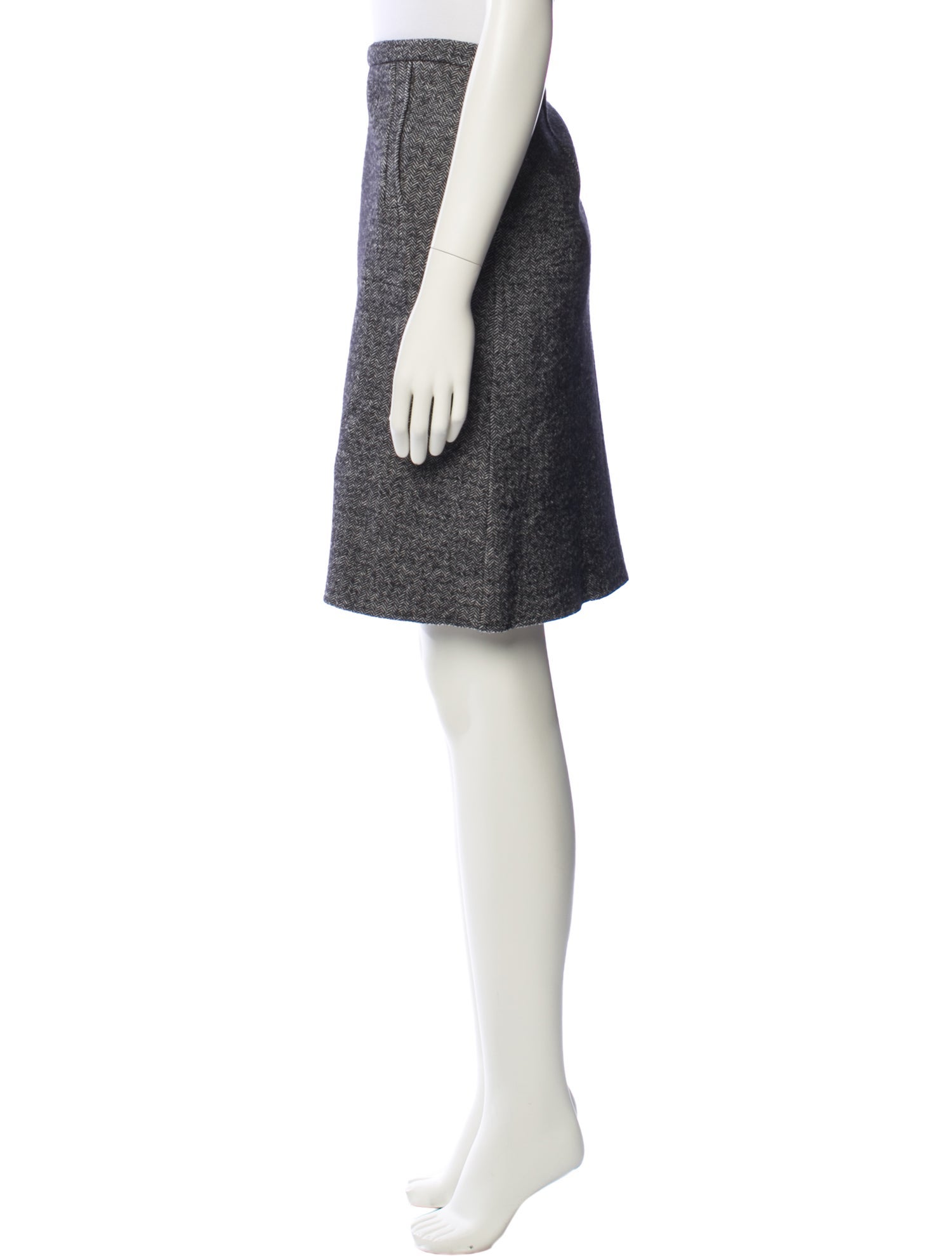 Tomas Maier Tweed Pattern Knee-Length Skirt