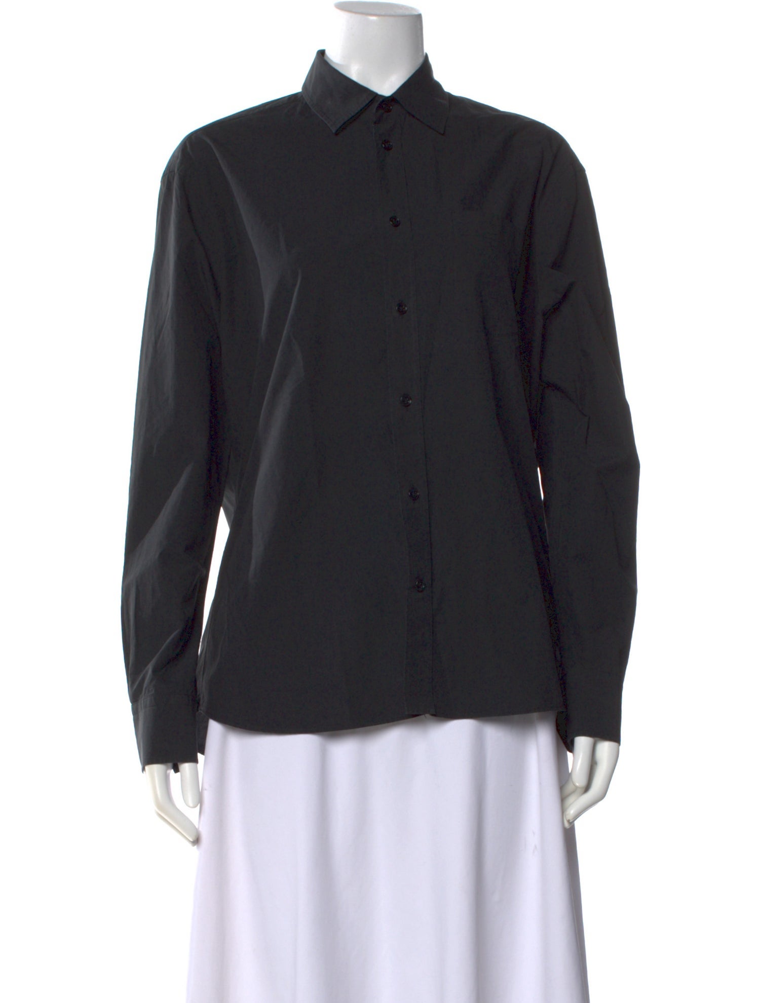 Tomas Maier Long Sleeve Button-Up Top